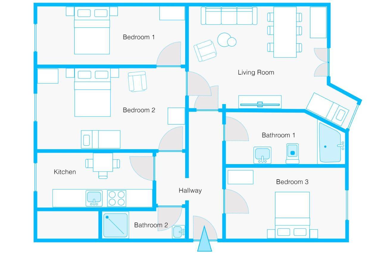 Boediker Loft, 3 Bedroom App With 2 Bath Rooms In Friedrichshain Up To 9 Berlin Eksteriør bilde